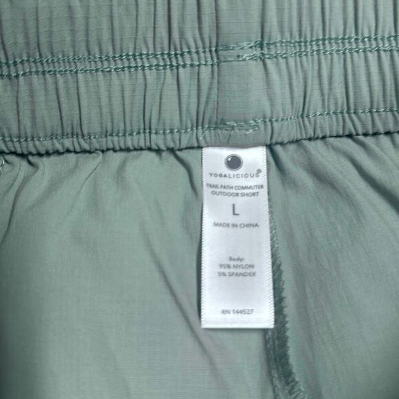 Yogalicious Women’s Trail Path Utility Cargo Commuter Outdoor Shorts Sz L NEW - Picture 5 of 6